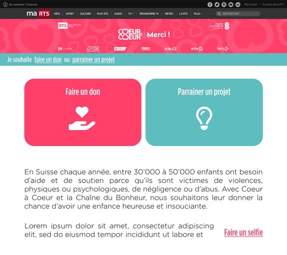 Image du projet cœur à cœur